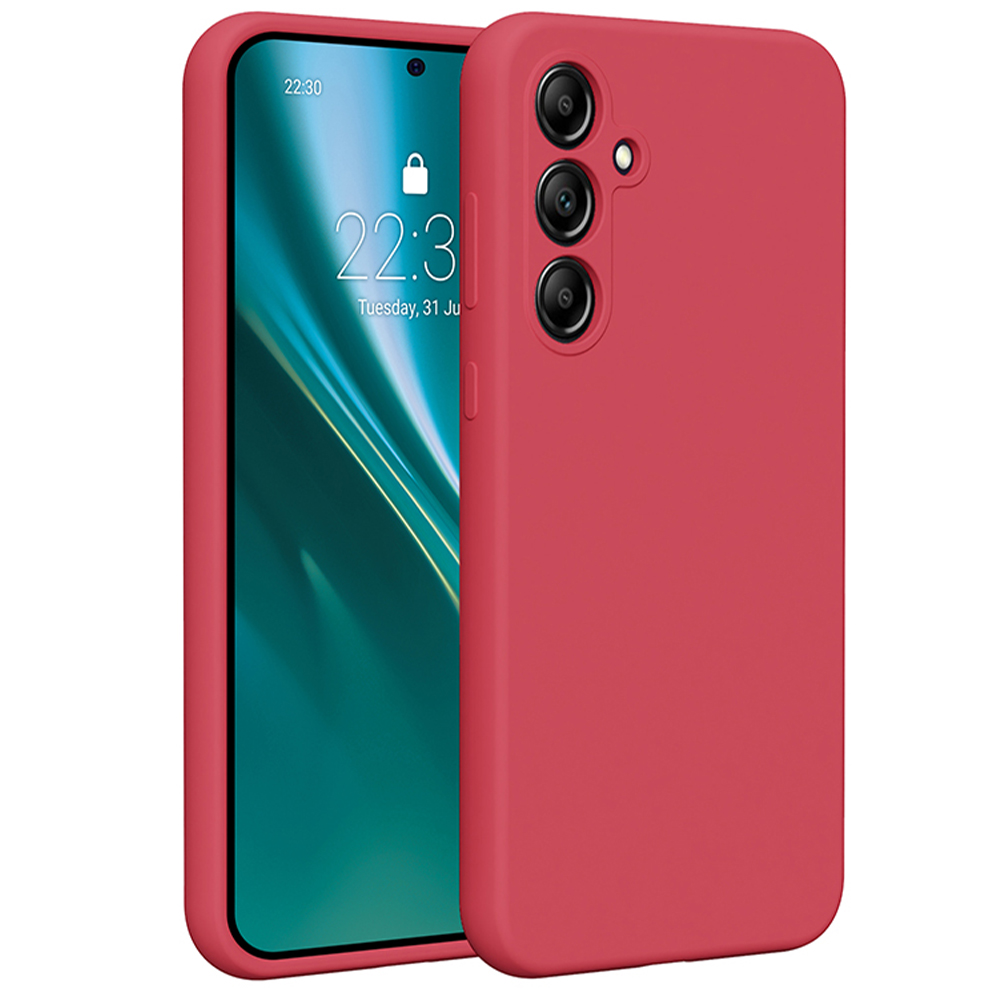 Puzdro Etteri Silicone pre Samsung Galaxy A35 5G malinová