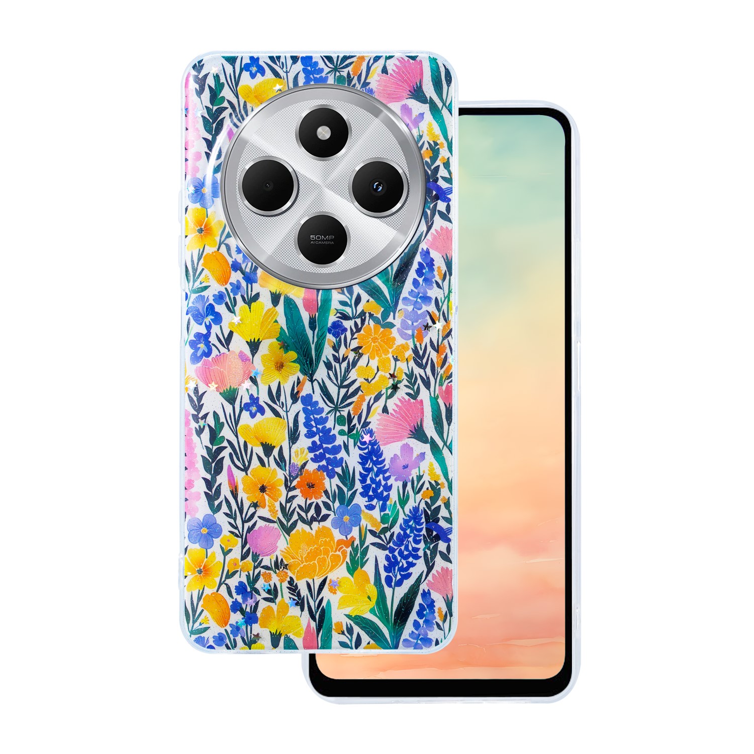 TFO Puzdro Glow Glam pre Xiaomi Redmi 14C 4G/ 14C 5G / POCO C75 / Redmi 17C 4G rustic
