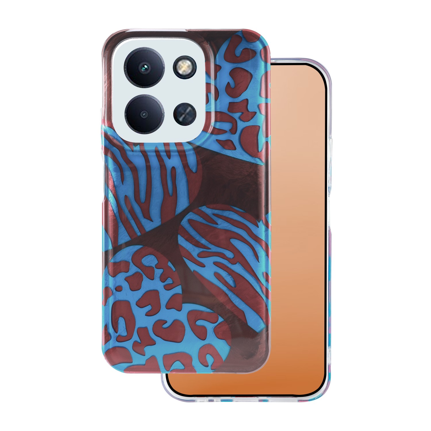 TFO Puzdro Animal Print pre Xiaomi Redmi 15C 4G EU / 15C 5G EU (173,16 x 81,06 x 8,2 mm) Chameleon
