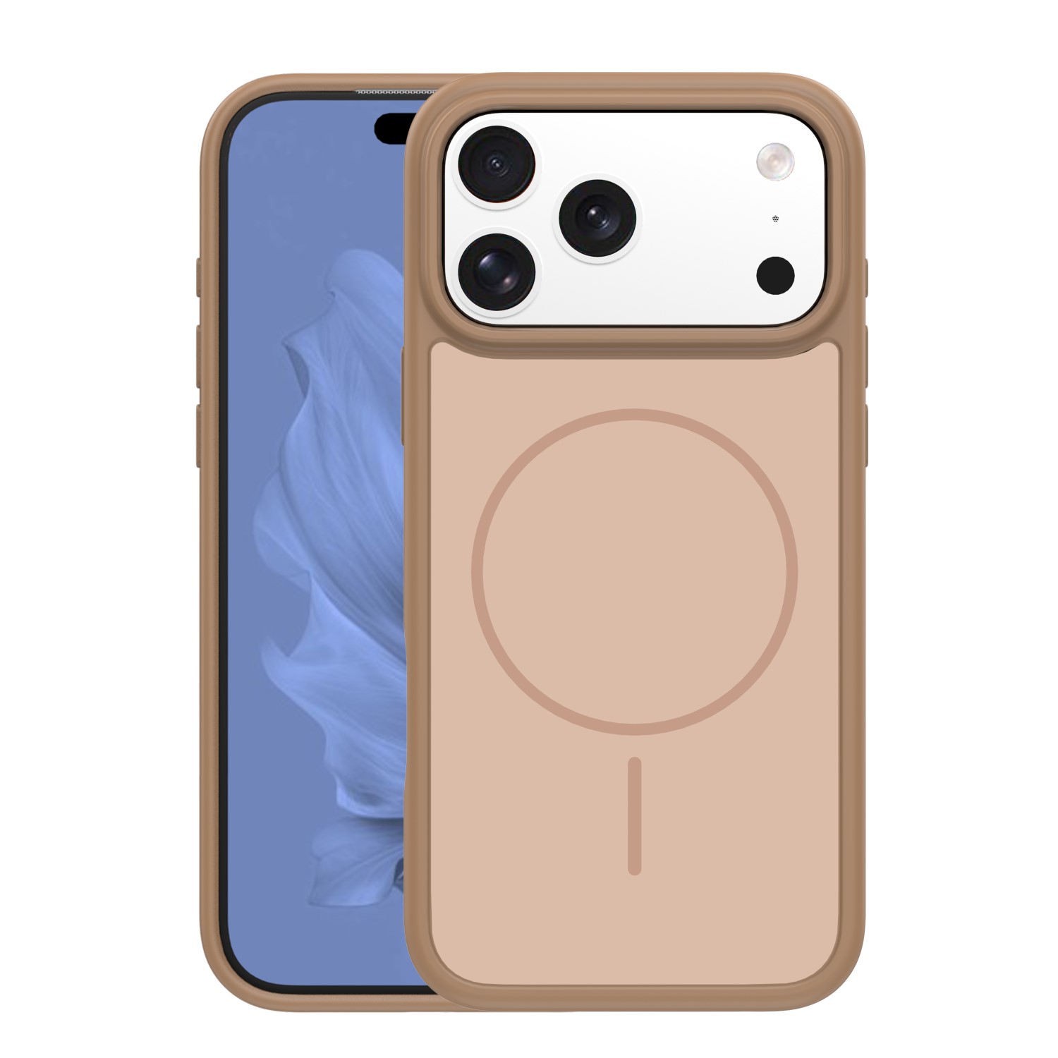TFO Puzdro Frame Thin Mag pre iPhone 17 Pro Max 6,9" / 18 Pro Max 6,9" hnedá