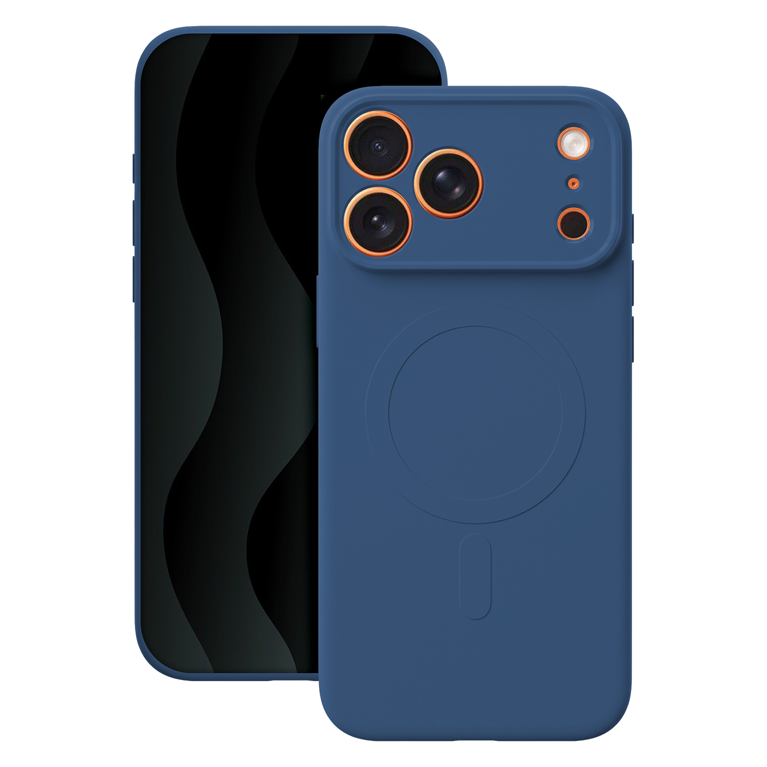 TFO Simple Color Mag case for iPhone 17 Pro 6,3" / iPhone 18 Pro 6,3" navy blue