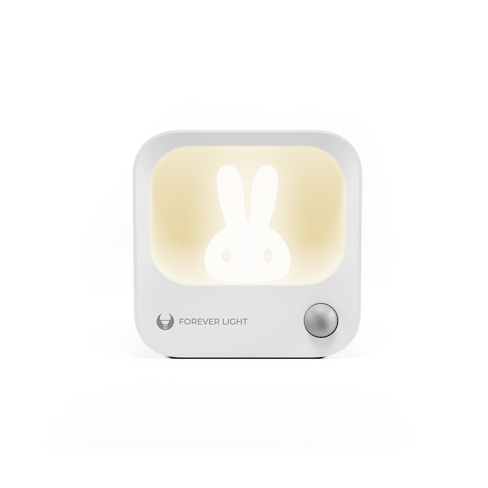 LED BUNNY Nočné svetlo PURE FLC-10 LEA PIR biela 500mAh Forever Light