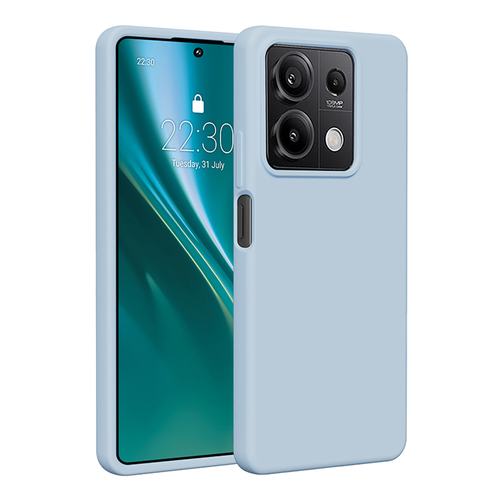 Etteri Silikónové puzdro pre Xiaomi Redmi Note 13 5G svetlomodré