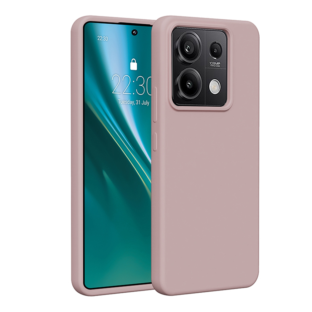 Puzdro Etteri Silicone pre Xiaomi Redmi Note 13 Pro 5G svetloružové