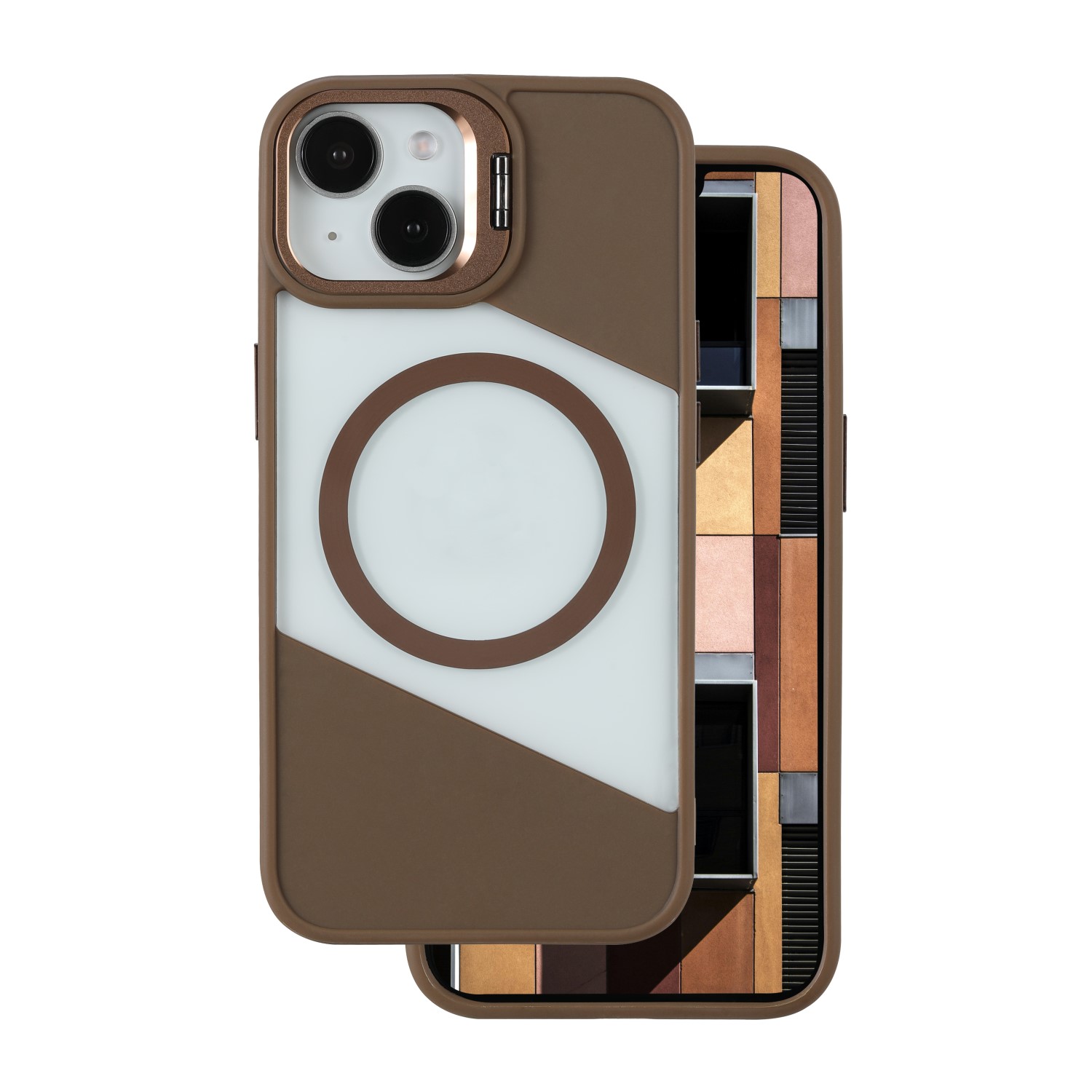 TFO Puzdro Fusion Mag pre iPhone 14 Pro 6,1" hnedá