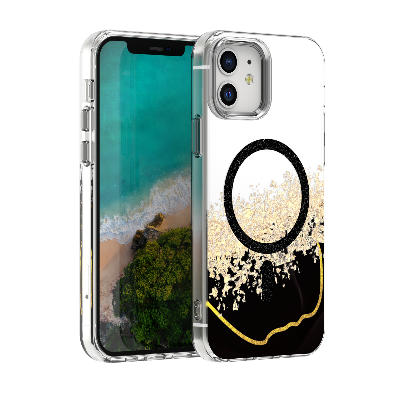 TFO Epoxy Mag puzdro pre iPhone 12 / 12 Pro 6,1" čierne