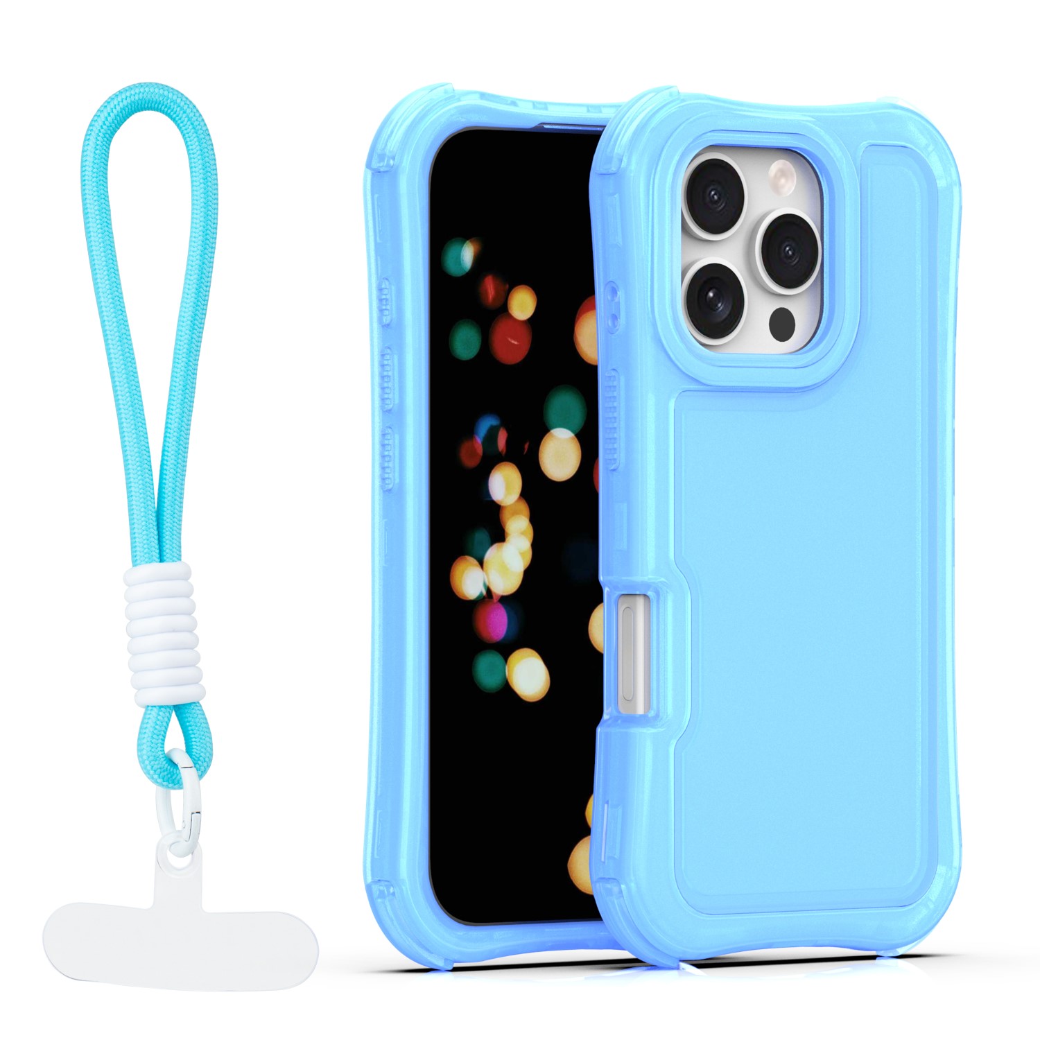 TFO Puzdro Safepop s popruhom pre iPhone 16 Pro 6,3" modrá