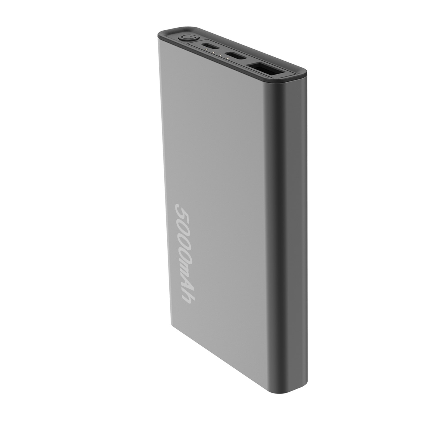 Setty Recycling power bank 5000 mAh 12W sivý QRPB5-12-18