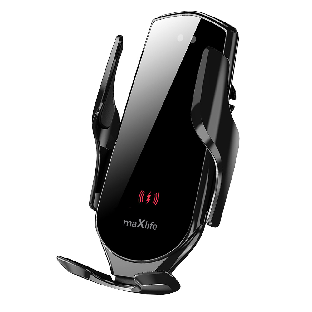 Držiak do auta Maxlife na klimatizačnú mriežku MXCH-08 automatický s bezdrôtovým nabíjaním čierny 15W