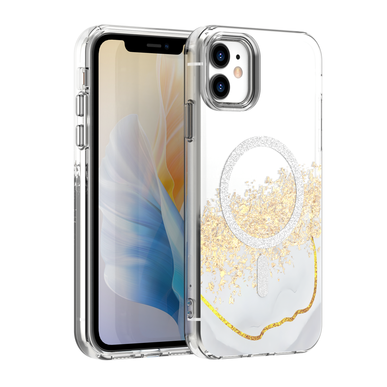 TFO Puzdro Epoxy Mag pre iPhone 11 biele