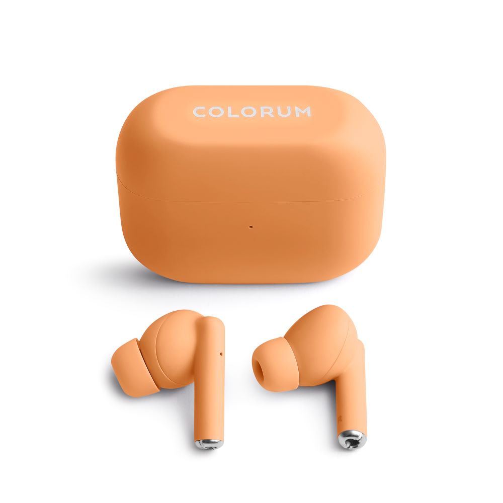 Bezdrôtové Bluetooth slúchadlá COLORUM CTWS-14 x Peach Fuzz