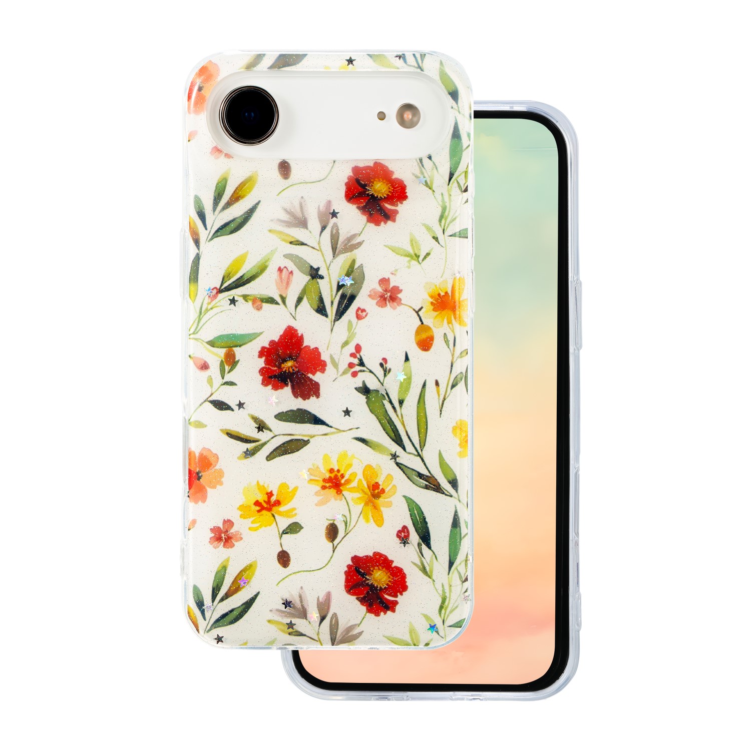 TFO Glow Glam puzdro pre iPhone 17 Air 6,6" biela