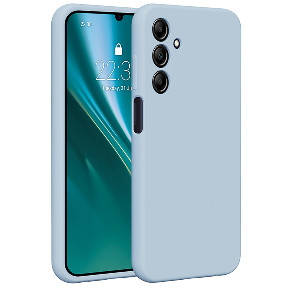 Etteri Silikónové puzdro pre Samsung Galaxy A25 5G (global) svetlomodrá