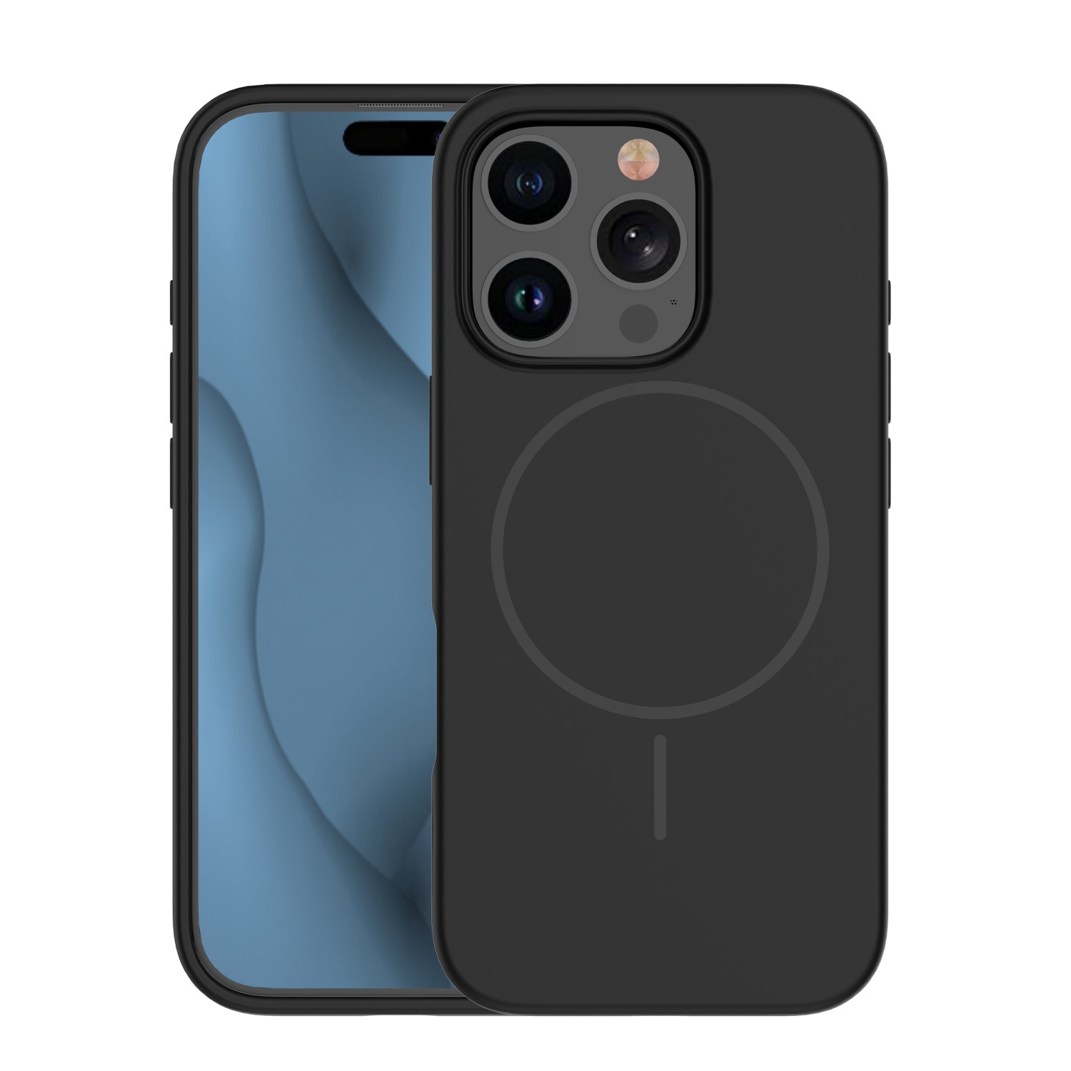 TFO Silikónové Thin Mag puzdro pre iPhone 17 Air 6,6" čierne