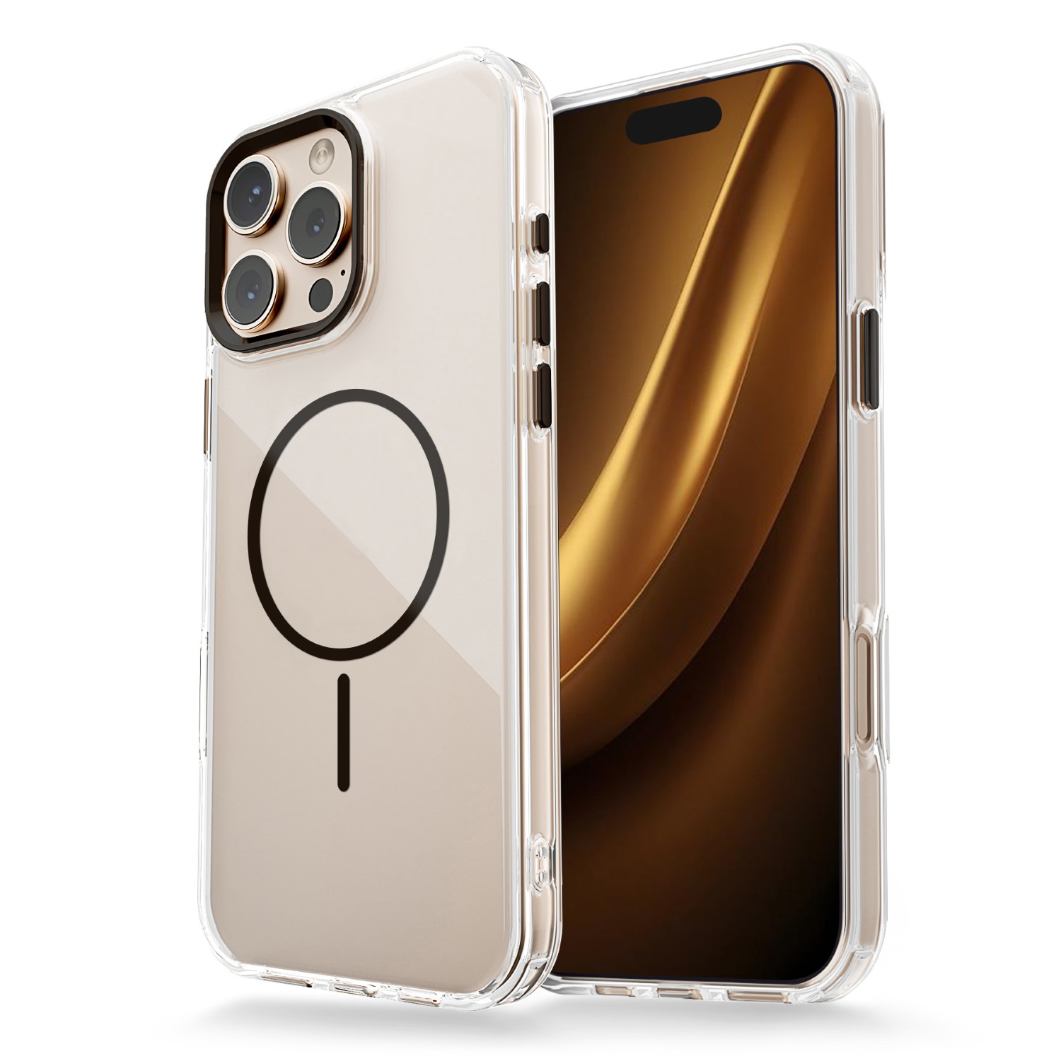 TFO Priehľadné Thin Mag puzdro pre iPhone 17 Air 6,6" čierne