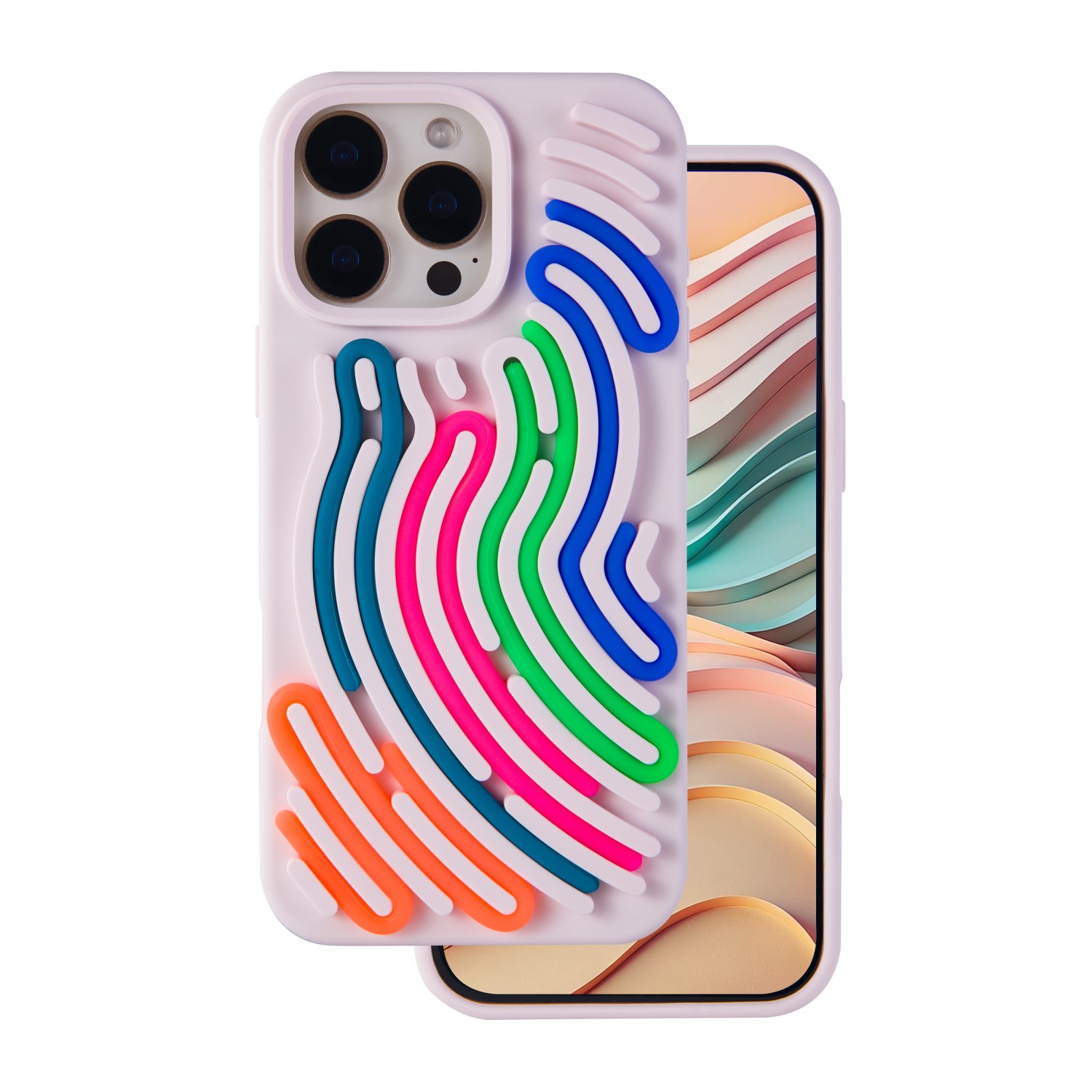 TFO DIY hadie puzdro pre iPhone 16 Pro 6,3" ružová