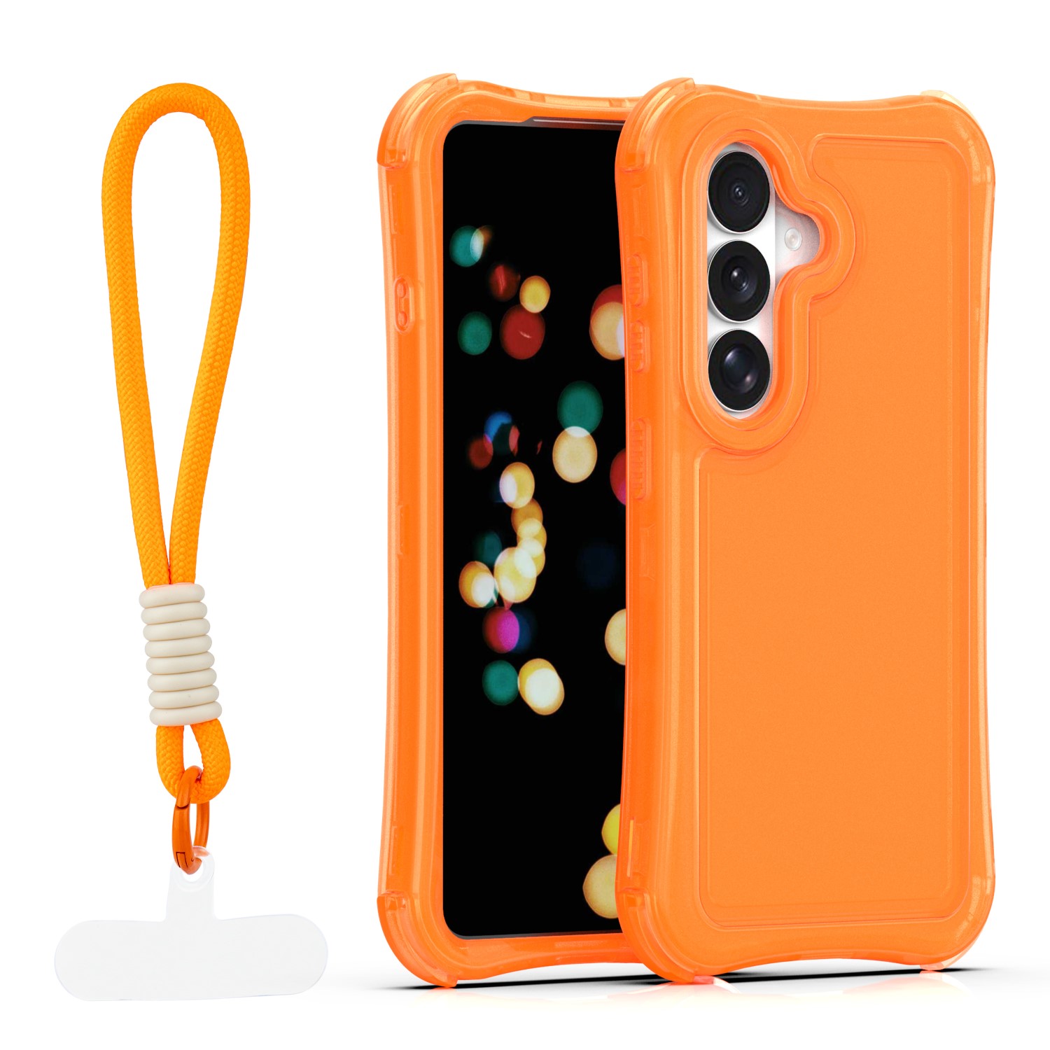 TFO Safepop puzdro s popruhom pre Samsung Galaxy S24 / S25 oranžová
