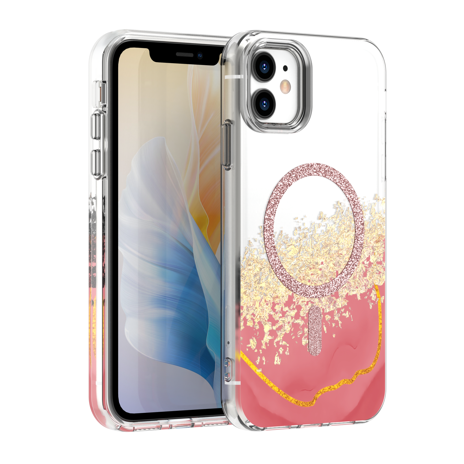 TFO Epoxy Mag puzdro pre iPhone 11 ružová