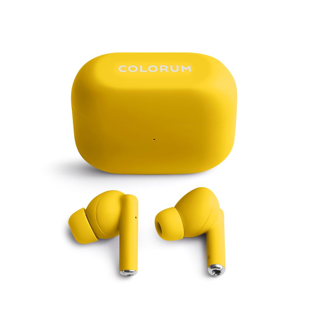COLORUM TWS Bluetooth slúchadlá CTWS-05 xŽltá