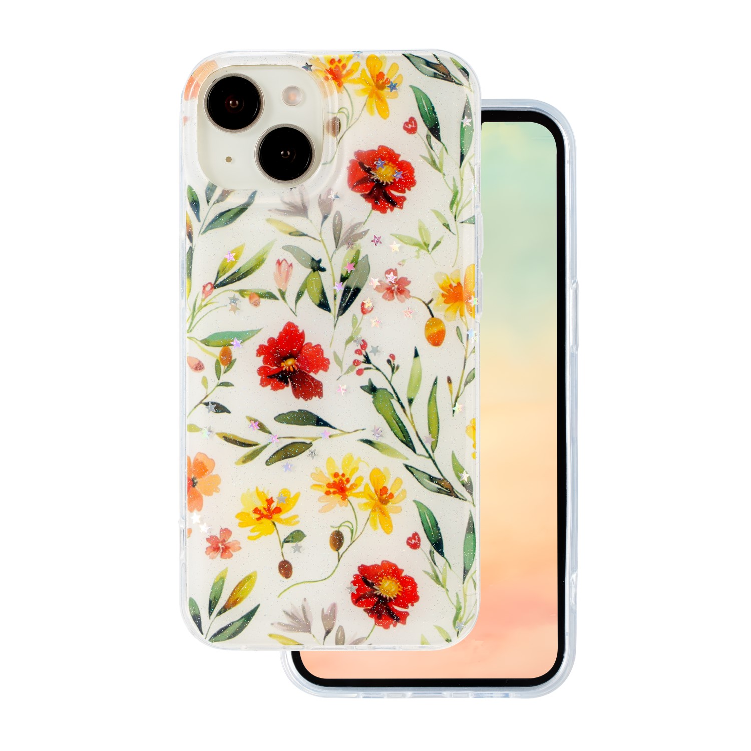 TFO Glow Glam obal pre iPhone 13 6,1" biela