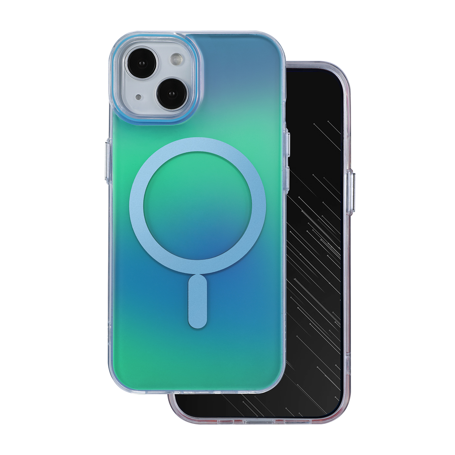 Puzdro Tecto Shield Aurora pre iPhone 15 6,1" modré