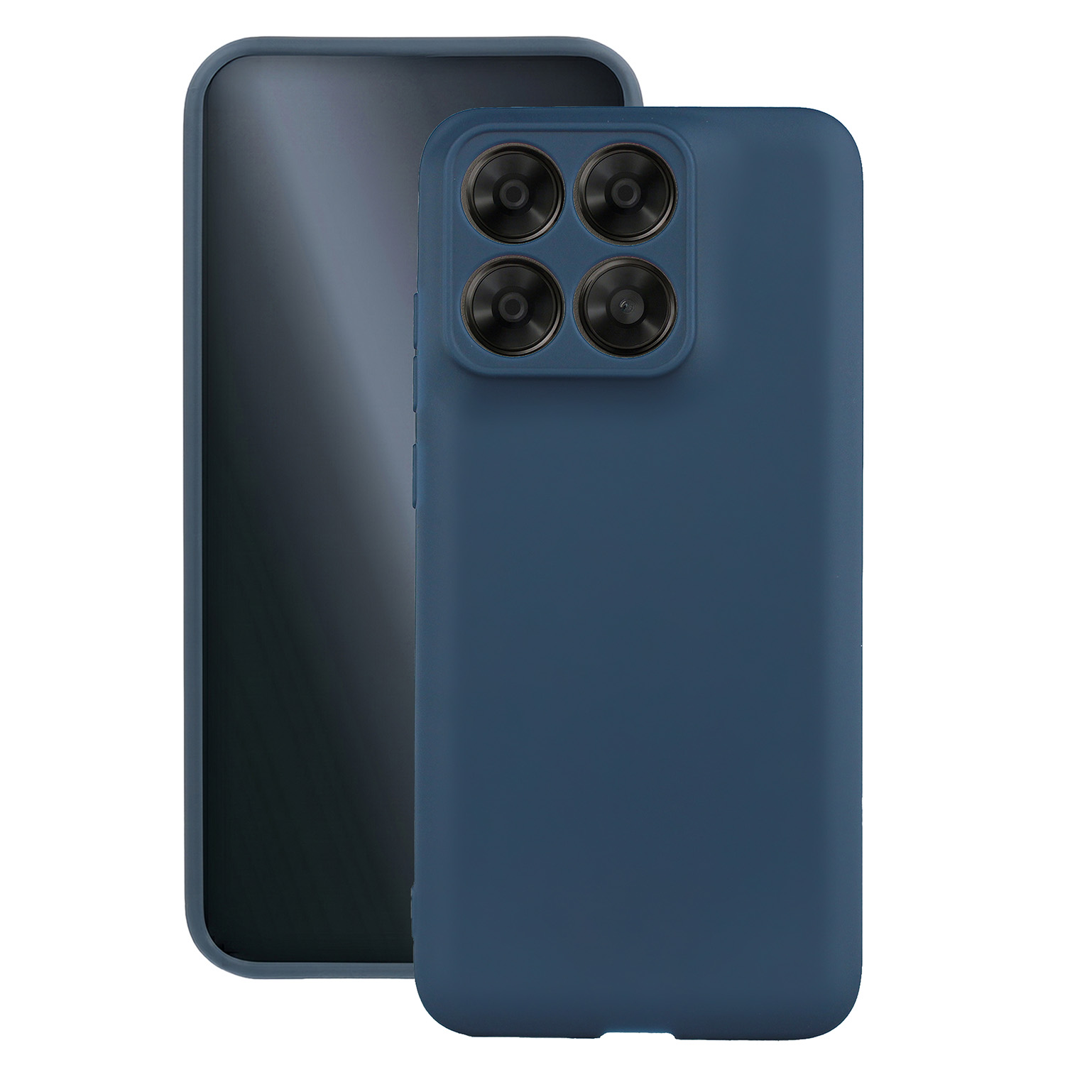 TFO Matné TPU puzdro na Motorola Edge 70 Fusion tmavomodrá