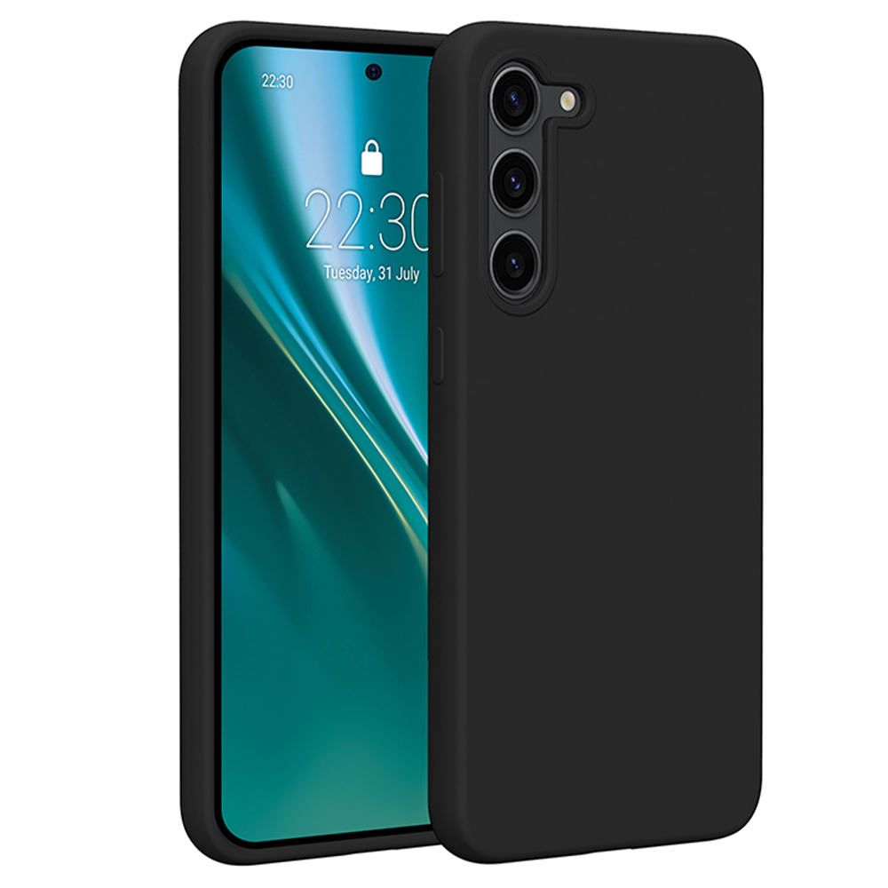 Etteri Silikónové puzdro pre Samsung Galaxy S23 Plus čierne