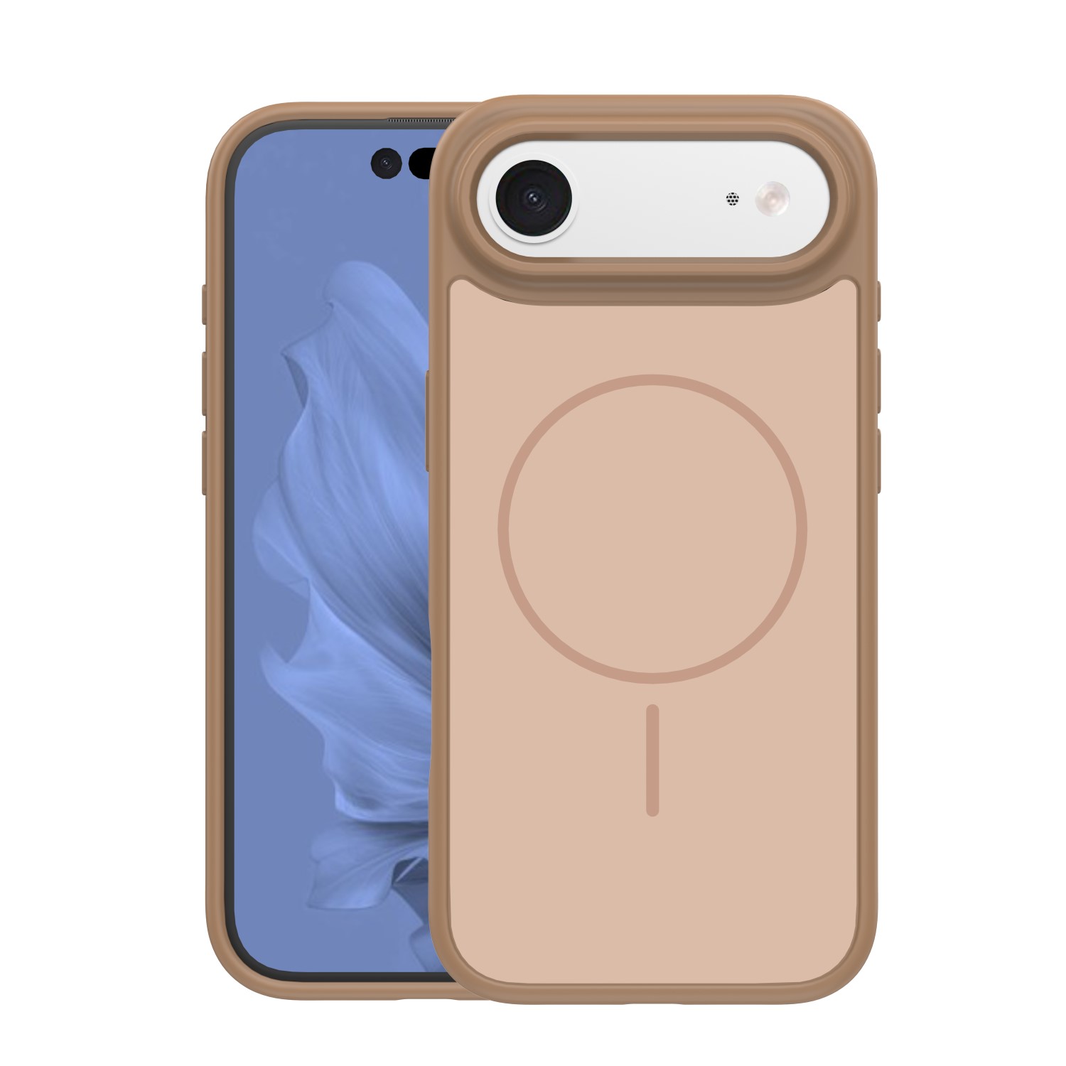 TFO Tenké puzdro Frame Mag pre iPhone 17 Air 6,6" hnedá