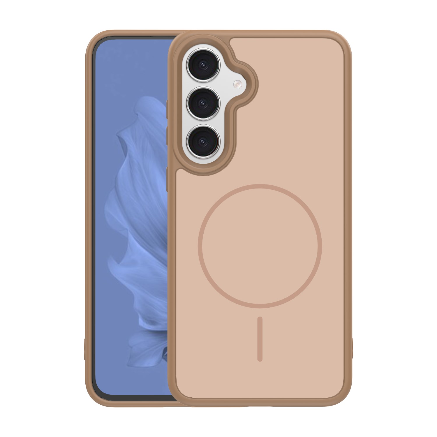TFO Frame Thin Mag case for Samsung Galaxy S26 brown