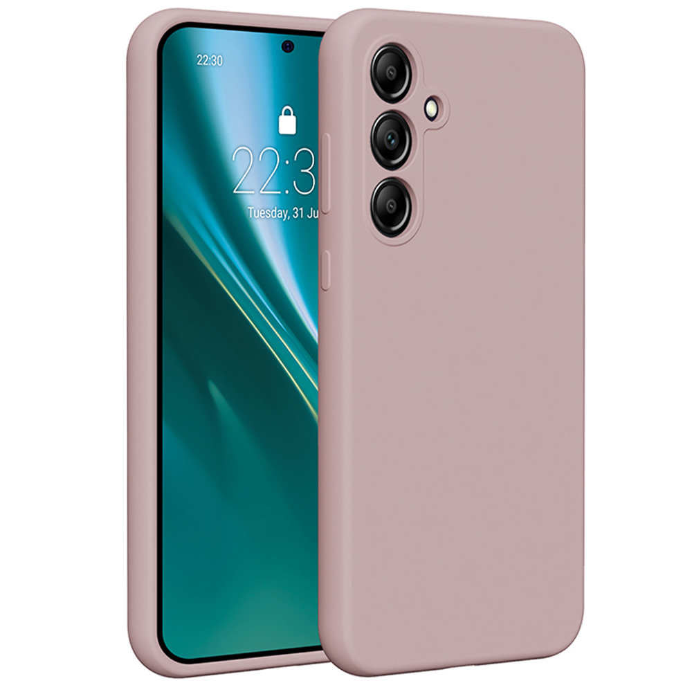 Puzdro Etteri Silicone pre Samsung Galaxy A35 5G svetloružové
