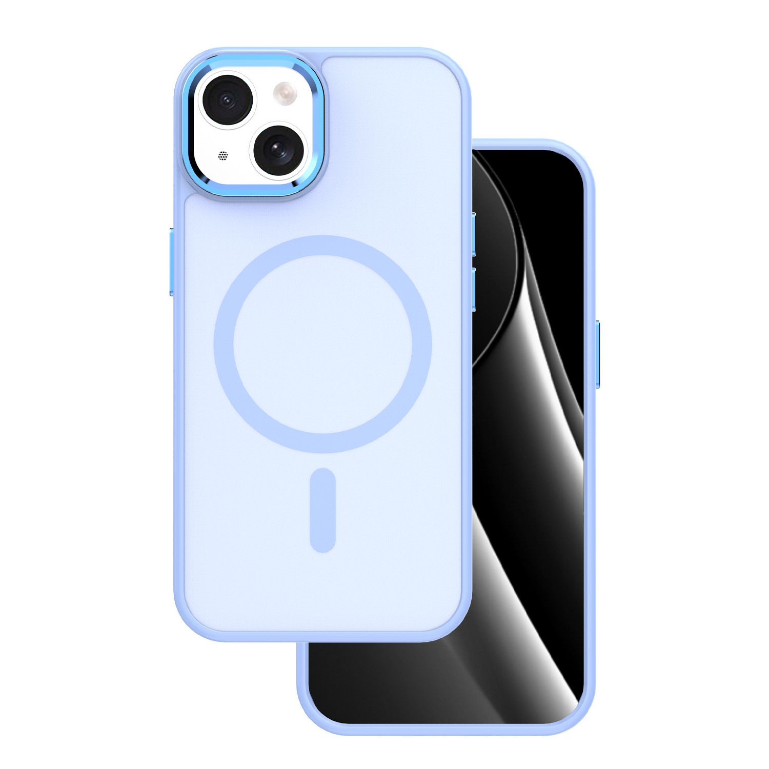 TFO Mrazené Mag puzdro na iPhone 13 6,1" svetlomodré