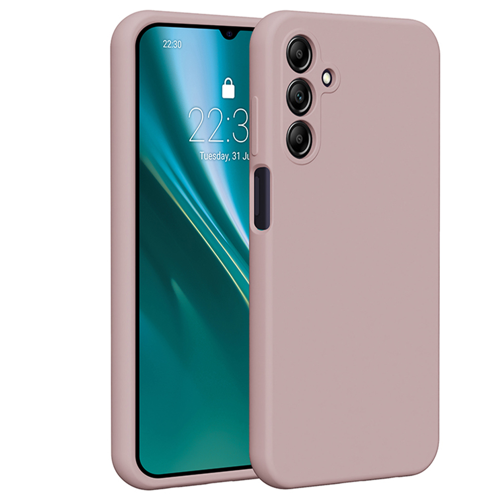 Silikónové puzdro Etteri pre Samsung Galaxy A15 4G / A15 5G svetloružové