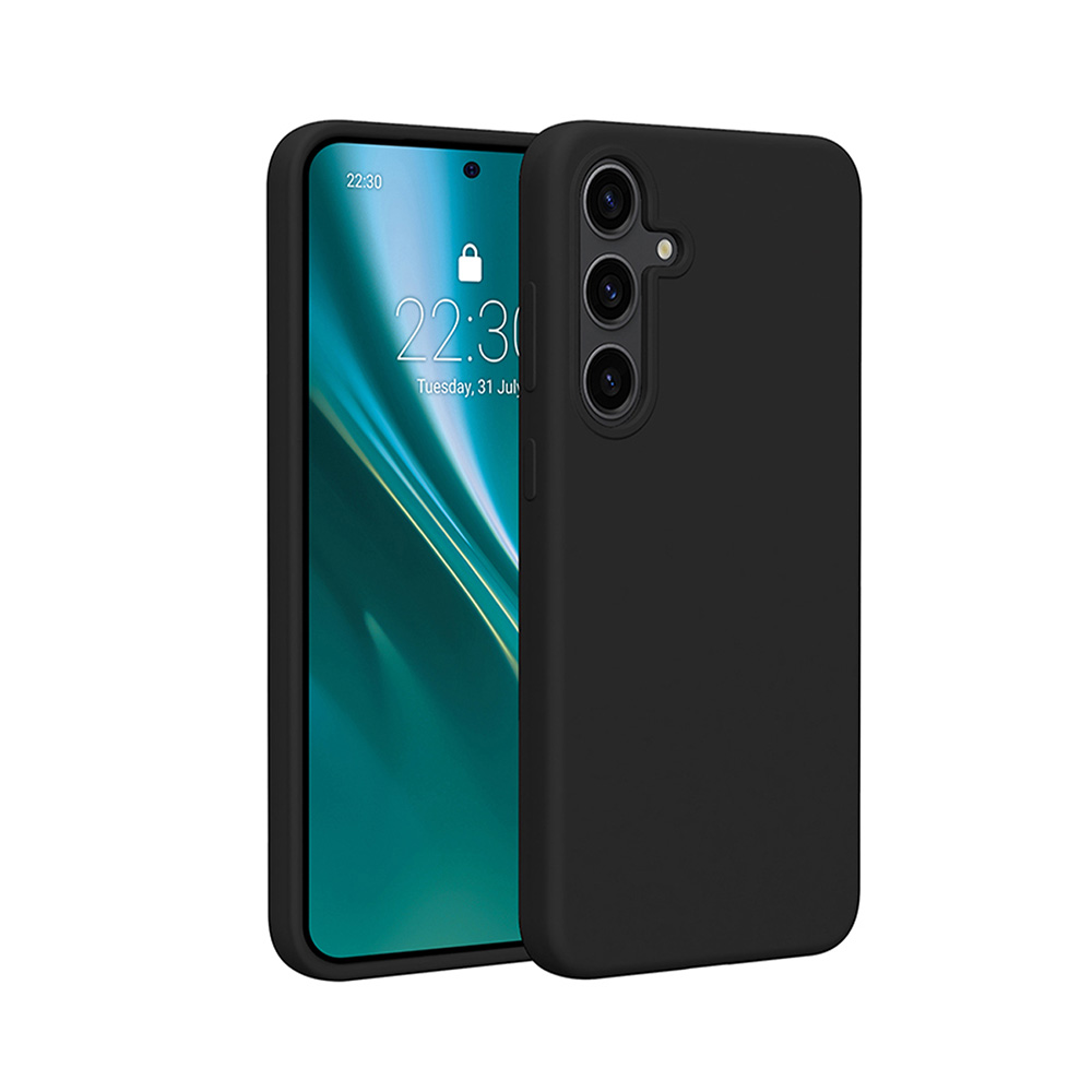 Etteri Silikónové puzdro pre Samsung Galaxy S25 čierna