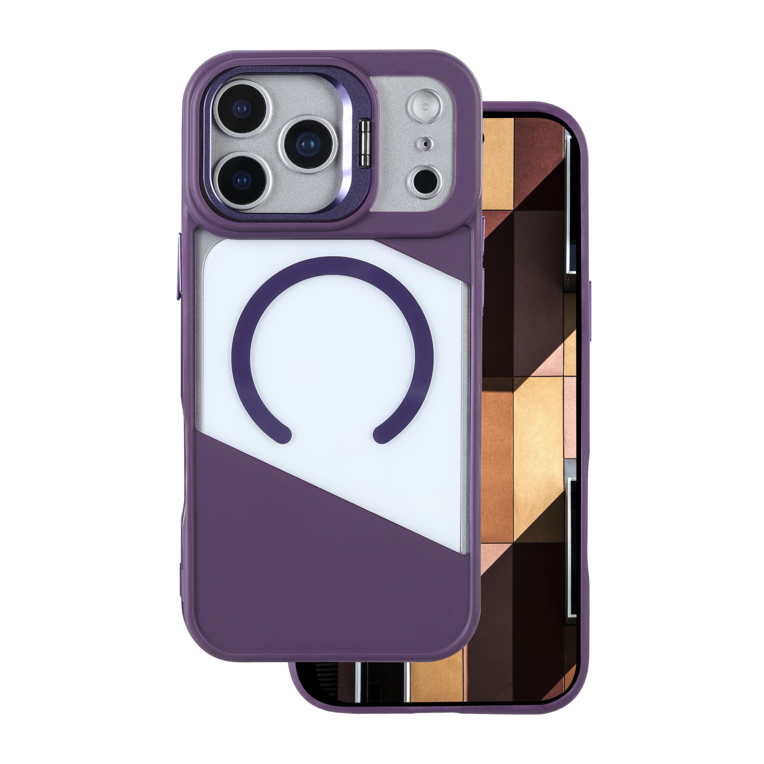 TFO Puzdro Fusion Mag pre iPhone 17 Pro 6,3'' fialové