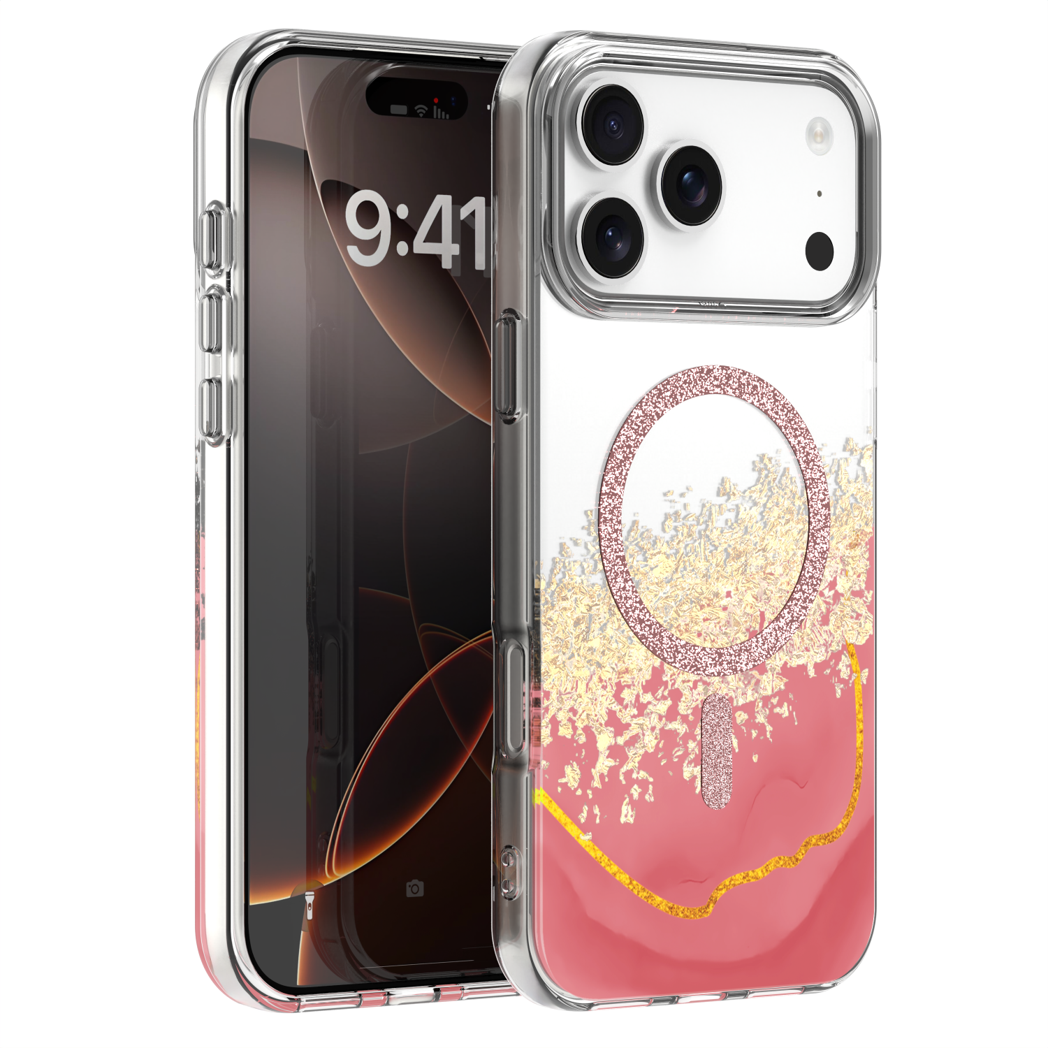 TFO Epoxidové Mag puzdro na iPhone 17 Pro Max 6,9'' ružová