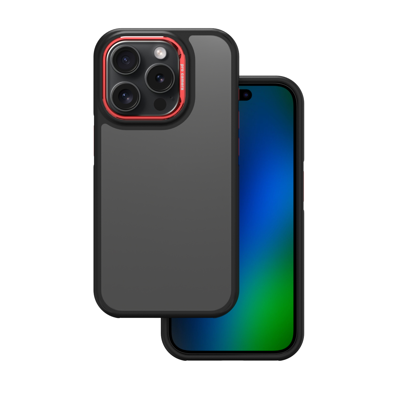 TFO Crystal Black puzdro pre Xiaomi Redmi Note 14 5G (Global) červené
