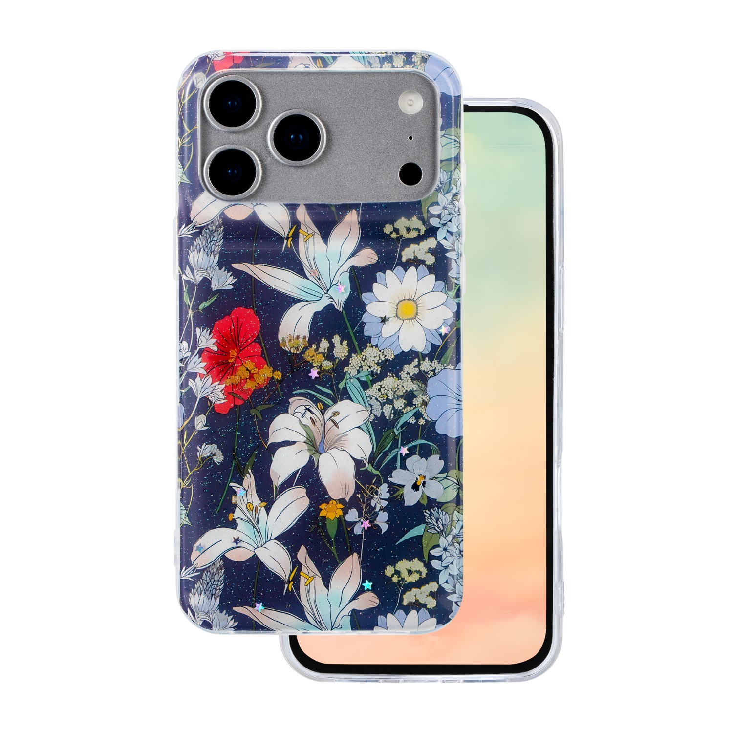 TFO Puzdro Glow Glam pre iPhone 17 Pro Max 6,9" modré