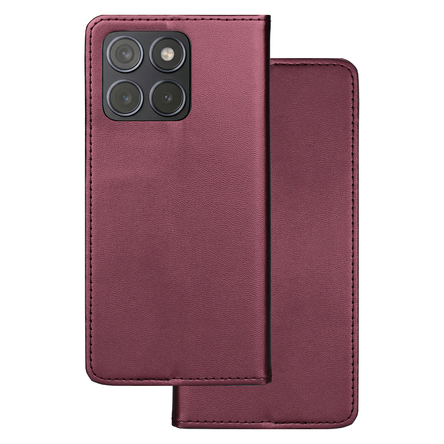 TFO Magnetické puzdro Smart pre Motorola Edge 70 Fusion bordová