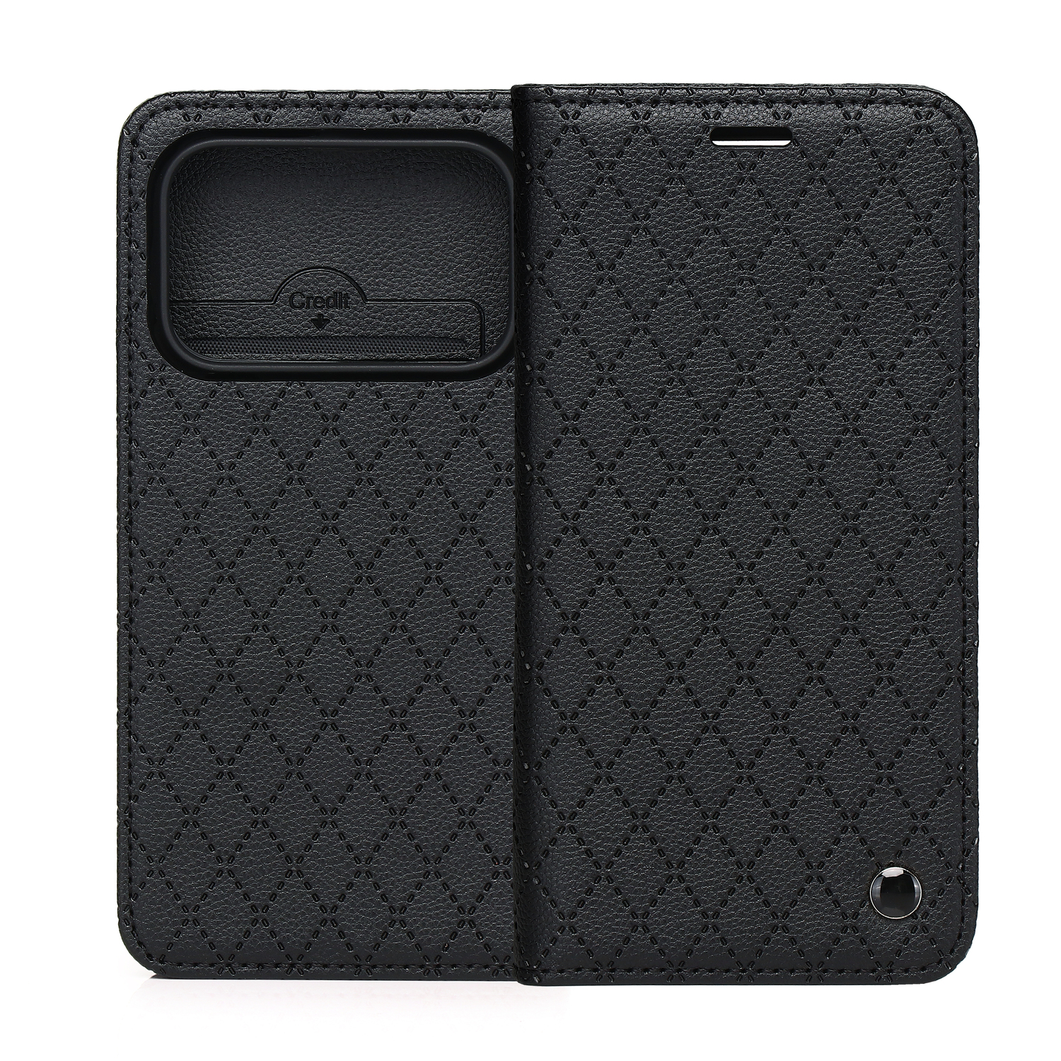 TFO Puzdro Smart Caro pre Honor 600 / Honor 600 Pro čierne