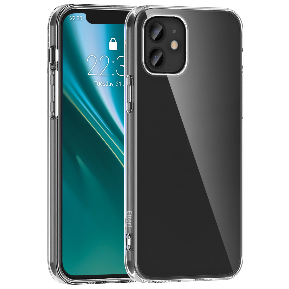 Priehľadný obal Etteri pre iPhone 12 / 12 Pro 6,1"
