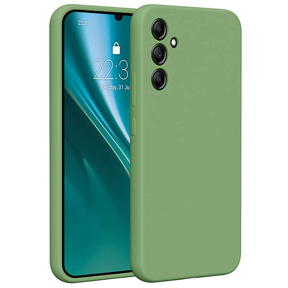Etteri Silikónové puzdro pre Samsung Galaxy A34 5G svetlozelené