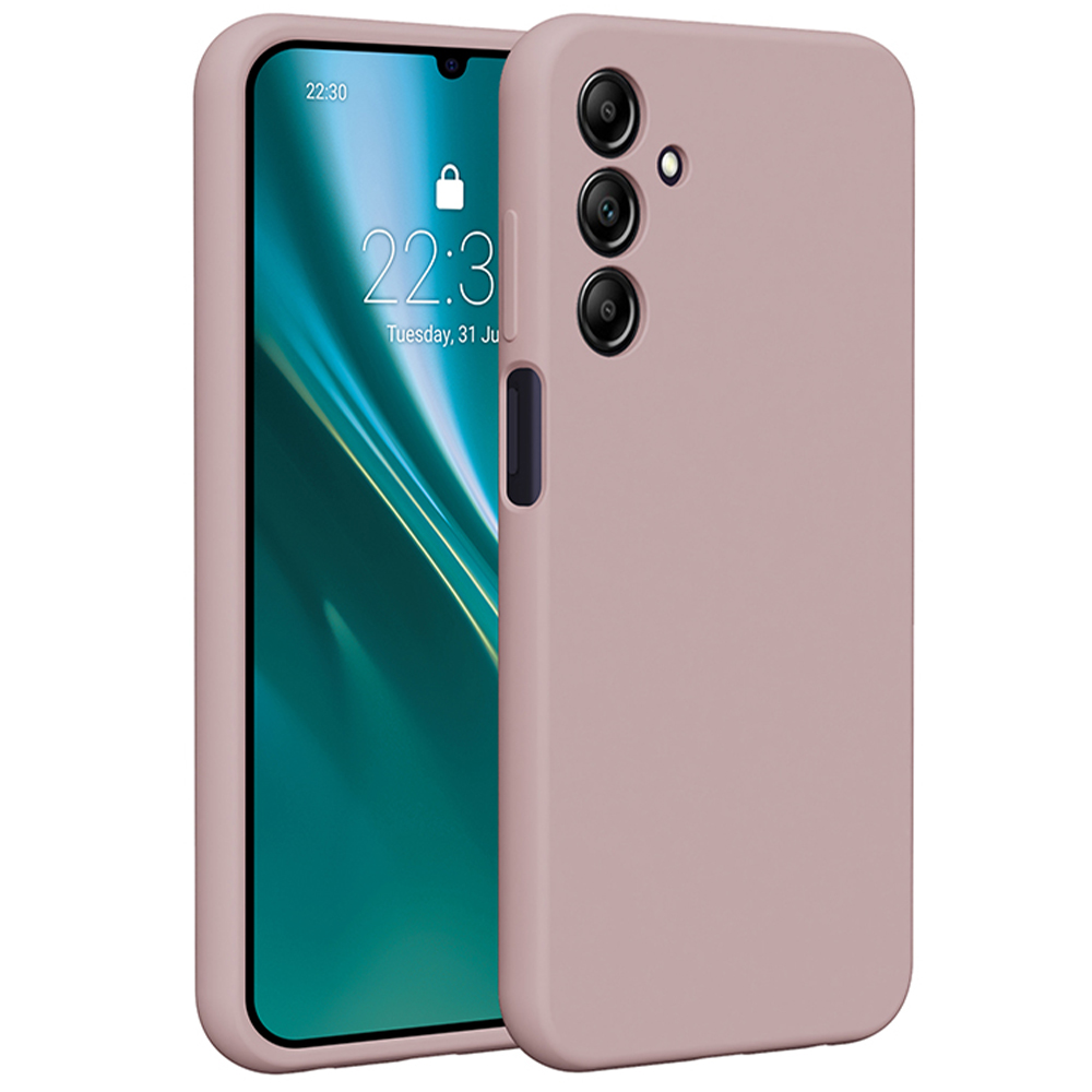 Puzdro Etteri Silicone pre Samsung Galaxy A25 5G (global) svetloružové