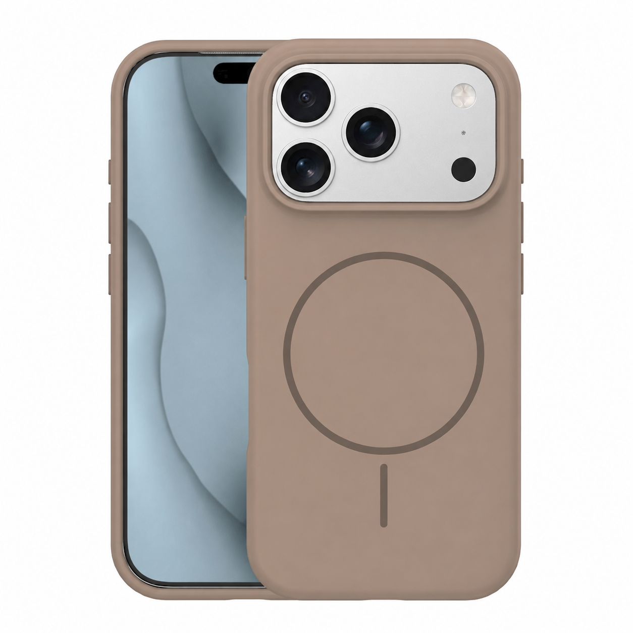 TFO Silikónové tenké Mag puzdro pre iPhone 17 Pro 6,3" / 18 Pro 6,3" hnedá