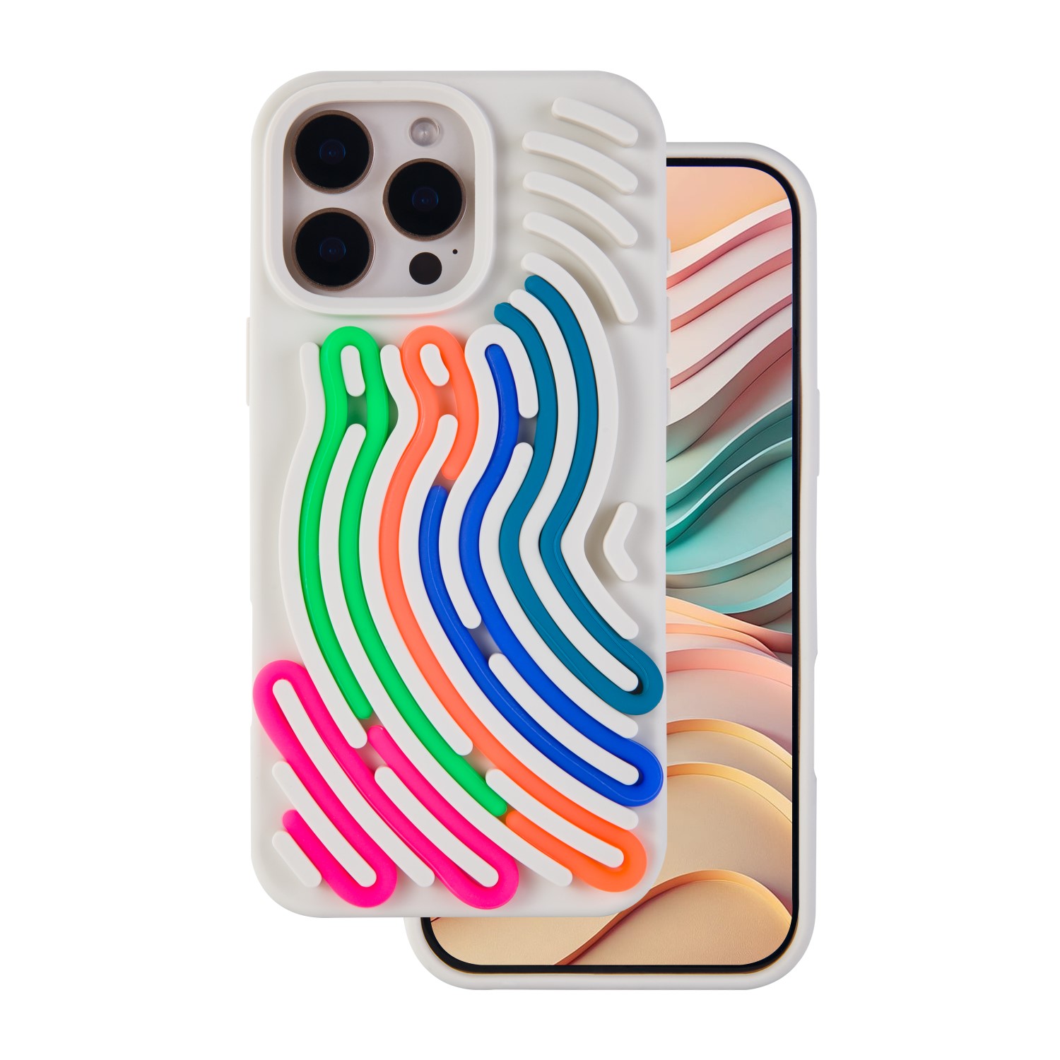 TFO Puzdro DIY Snake pre iPhone 15 Pro 6,1" béžové