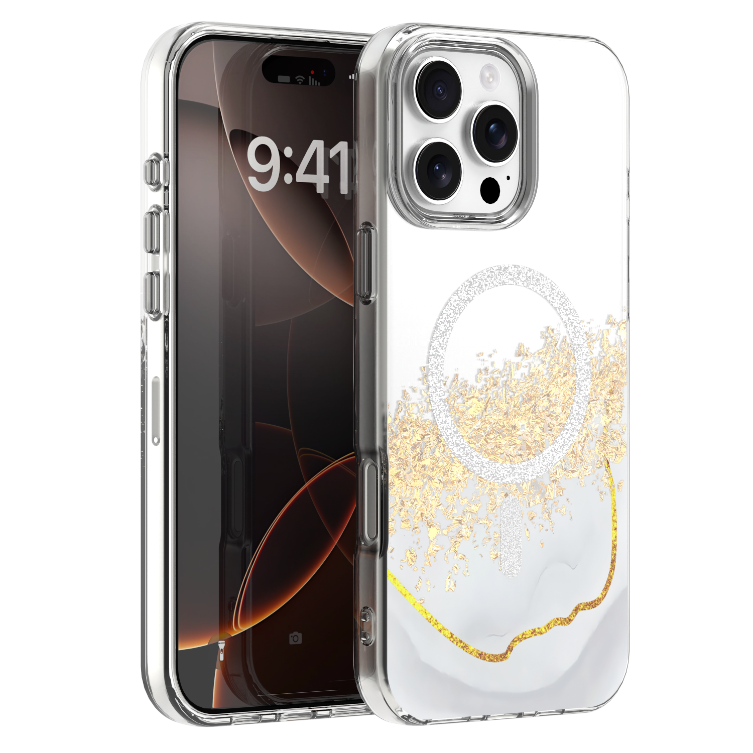 TFO Epoxy Mag puzdro pre iPhone 16 Pro 6,3" biele