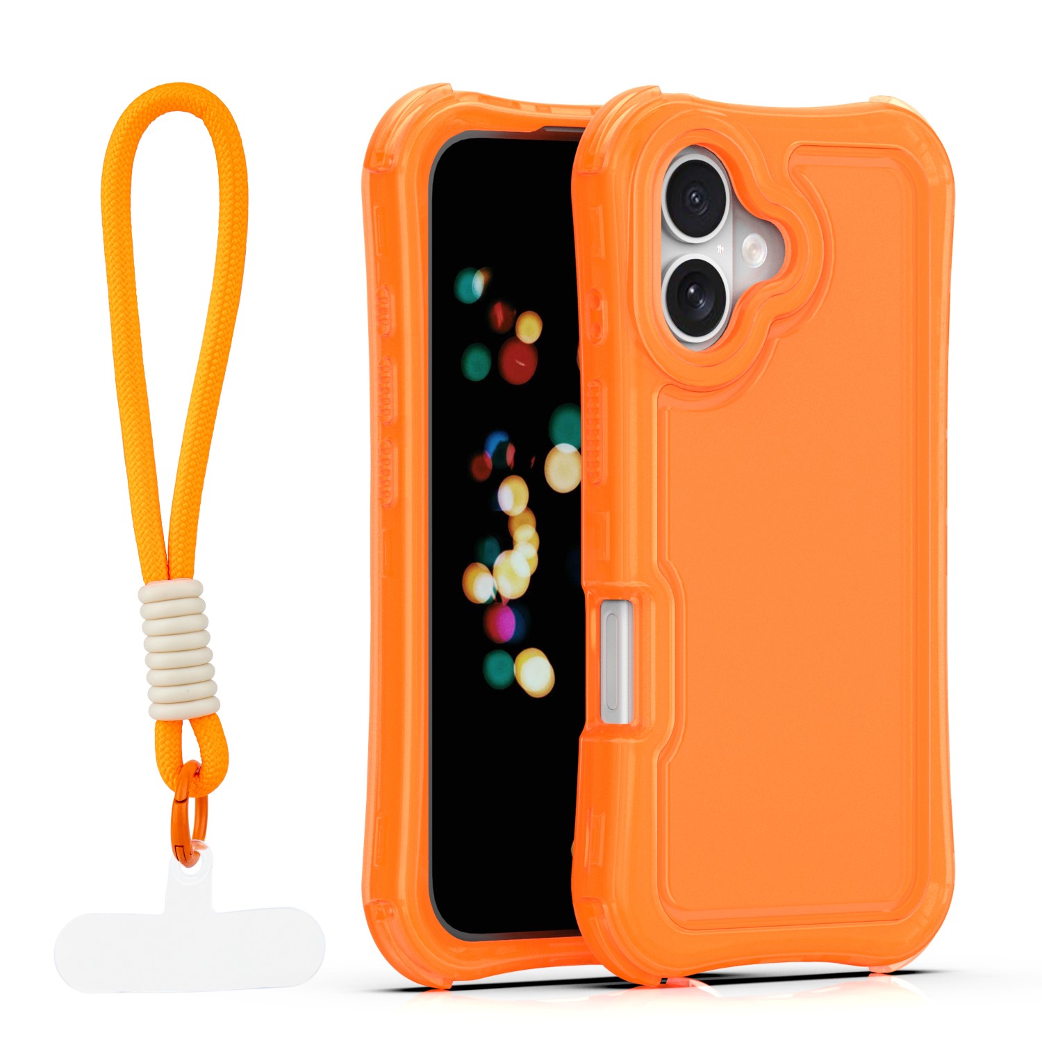 TFO Puzdro Safepop s popruhom pre iPhone 16 6,1" oranžové