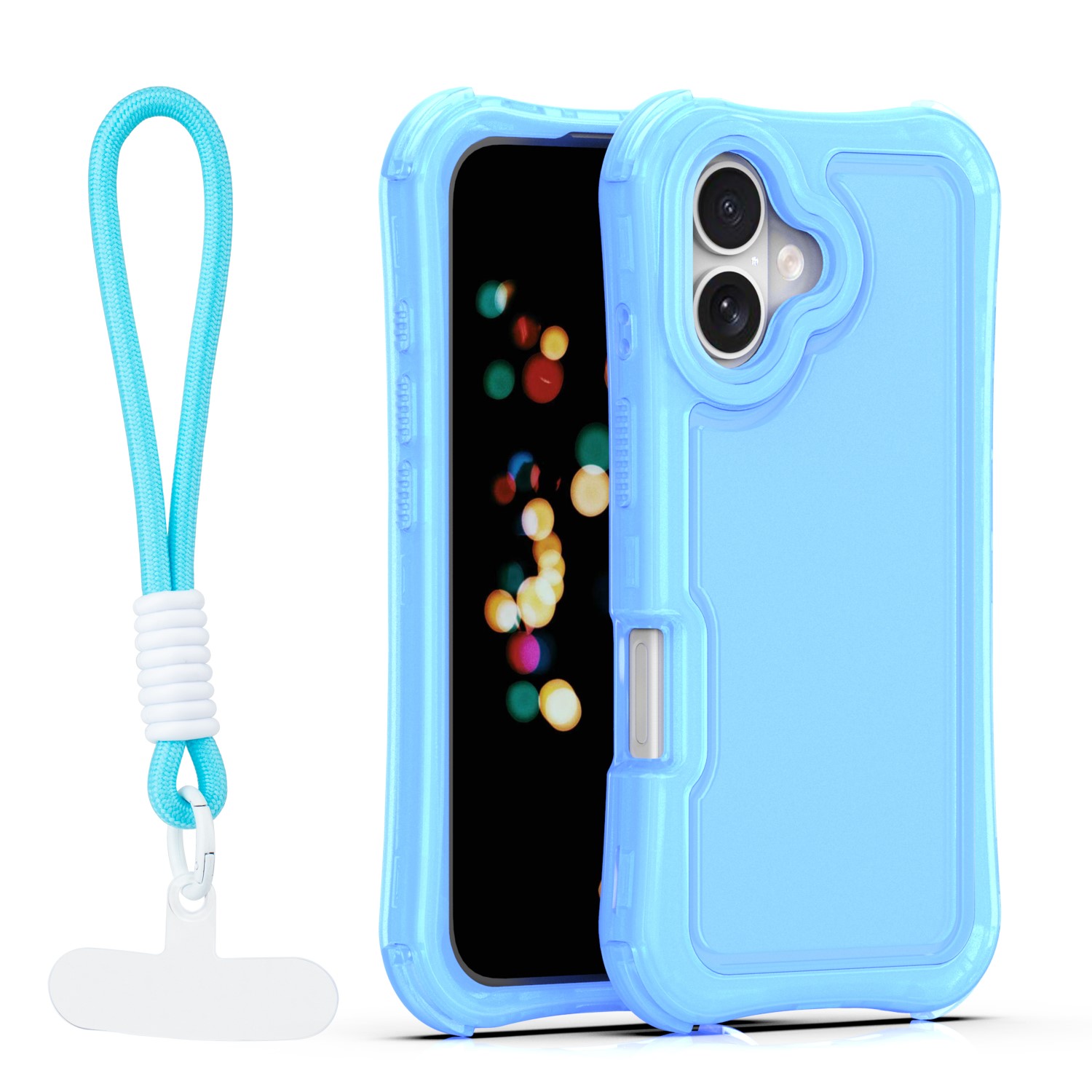 TFO Puzdro Safepop s popruhom pre iPhone 16 6,1" modrá
