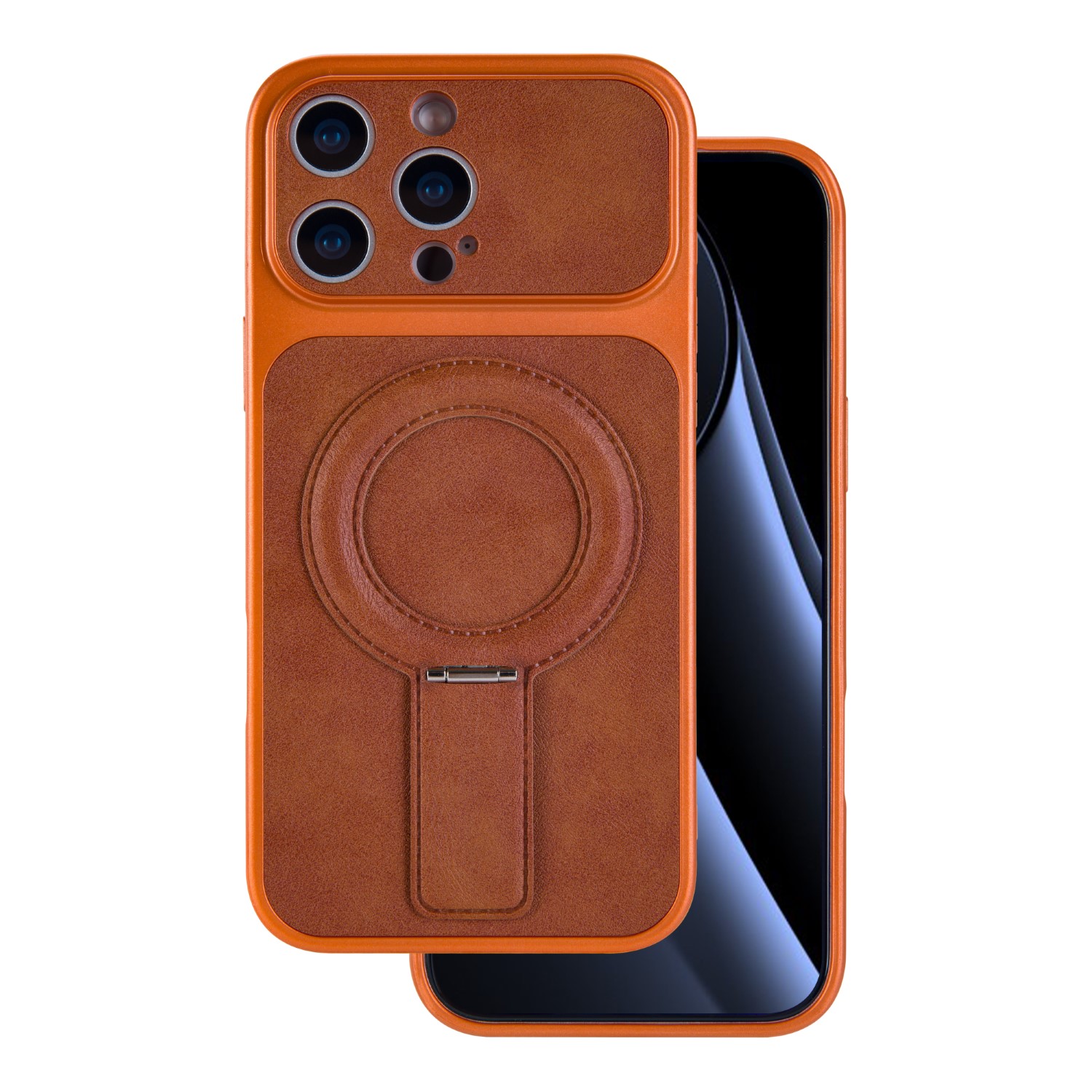 TFO Puzdro Luxgrip Mag pre iPhone 16 Pro 6,3" oranžové