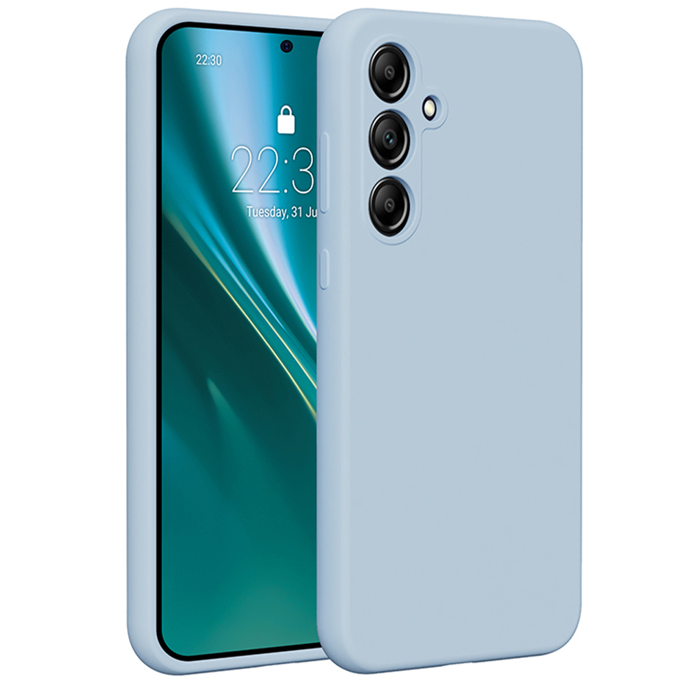 Silikónový obal Etteri pre Samsung Galaxy A35 5G svetlomodrý