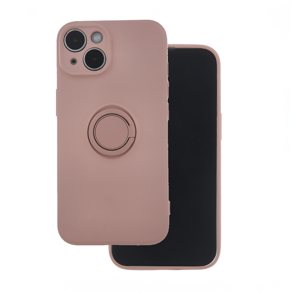 TFO Puzdro s úchytom na prst pre iPhone 15 Pro 6,1" ružová